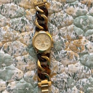 Michael Kors tortoise watch
